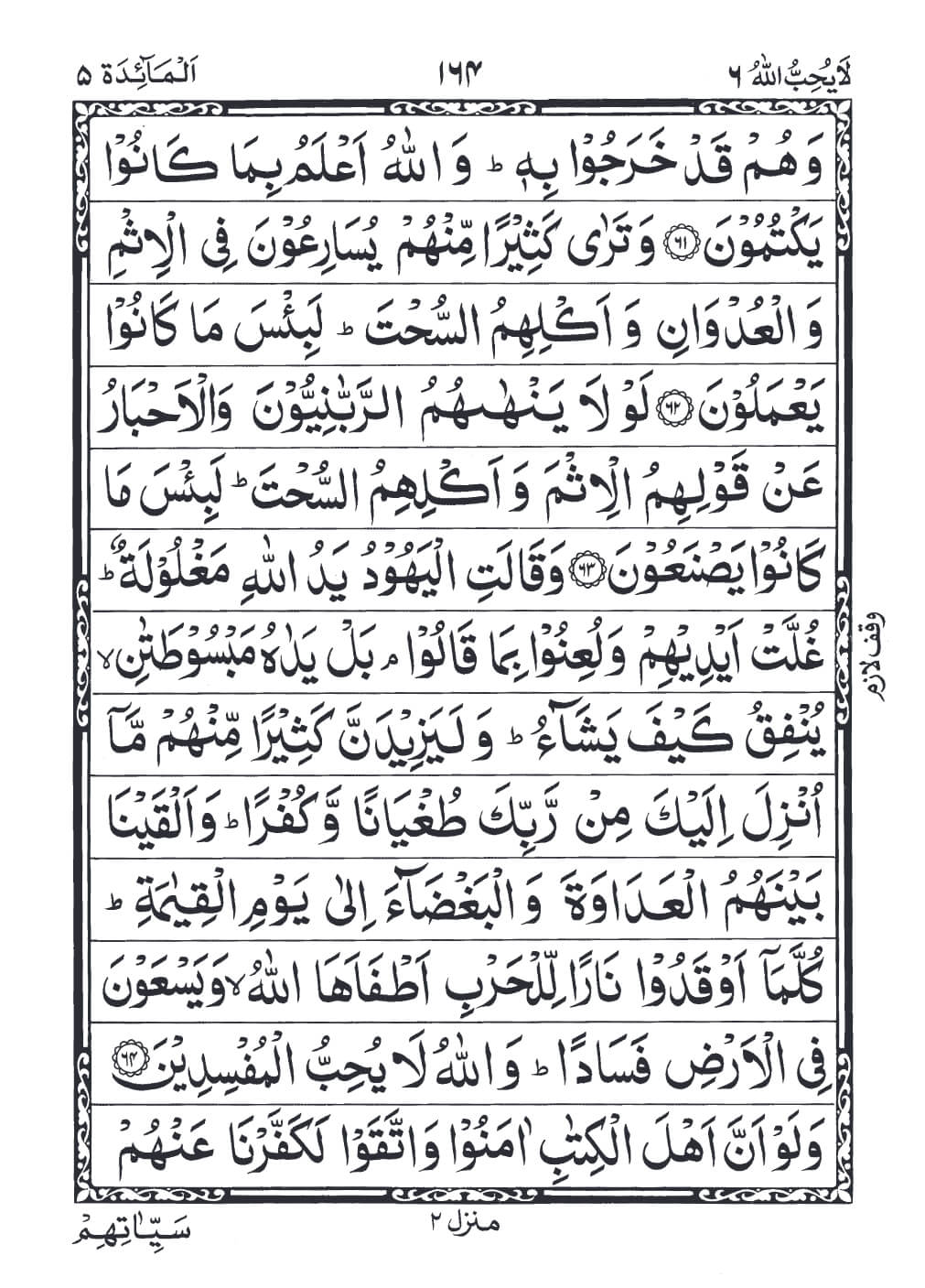 Surah Al-Ma'idah Aayah 62 to 65