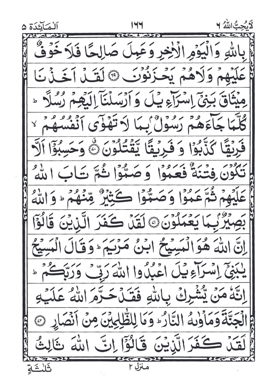 Surah Al-Ma'idah Aayah 70 to 73